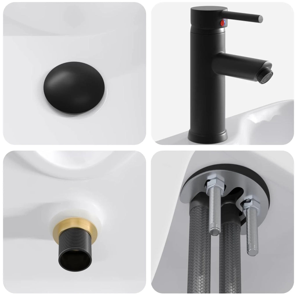 Set di mobili per il bagno Legno antico Legno ingegnerizzato 3404298
