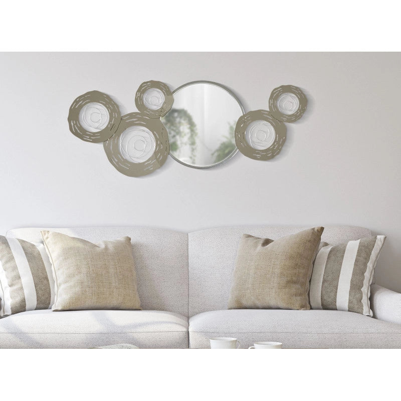 Pannello Da Muro Hop Con Specchio cm 106x3,8x48