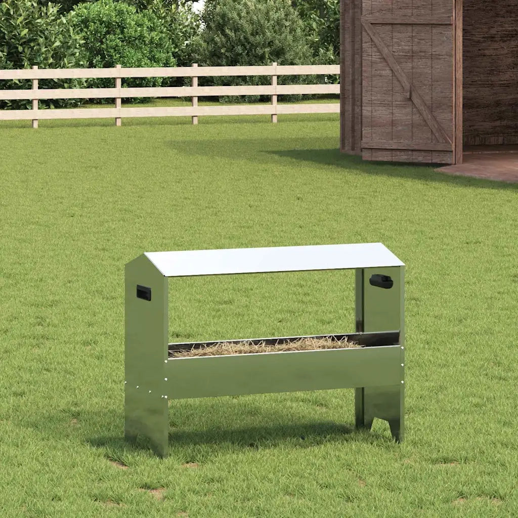 Abbeveratoio per bestiame Argento 79 x 35 x 62 cm
