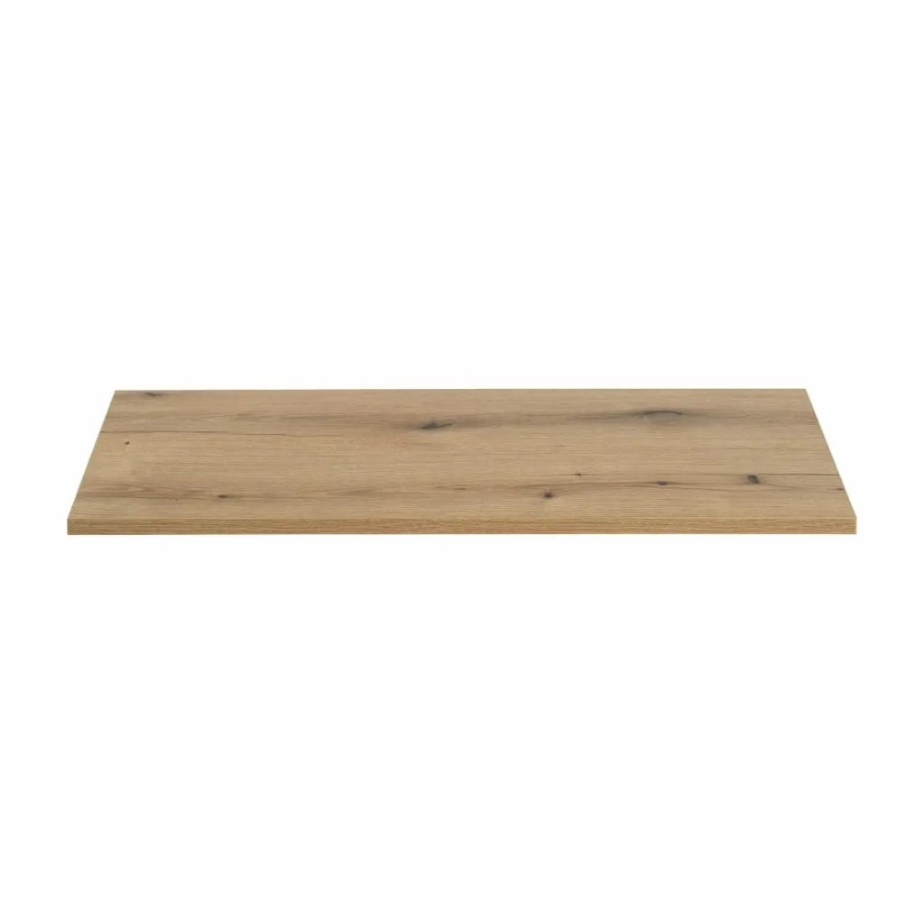 Piano lavabo VANO – Colore quercia – L120 × P40 × H2 cm – Da appoggiare