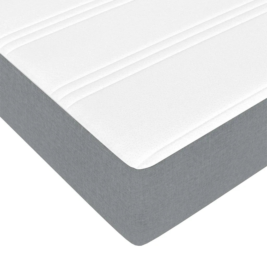 Letto matrimoniale | Letto per adulti | Struttura del letto Grigio chiaro 160 x 200 cm Tessuto