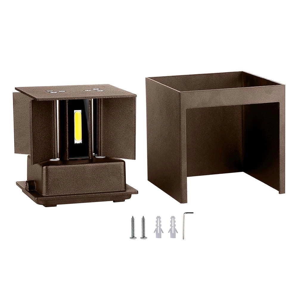 V-TAC applique esterna LED 11W su/giù regolabile IP65