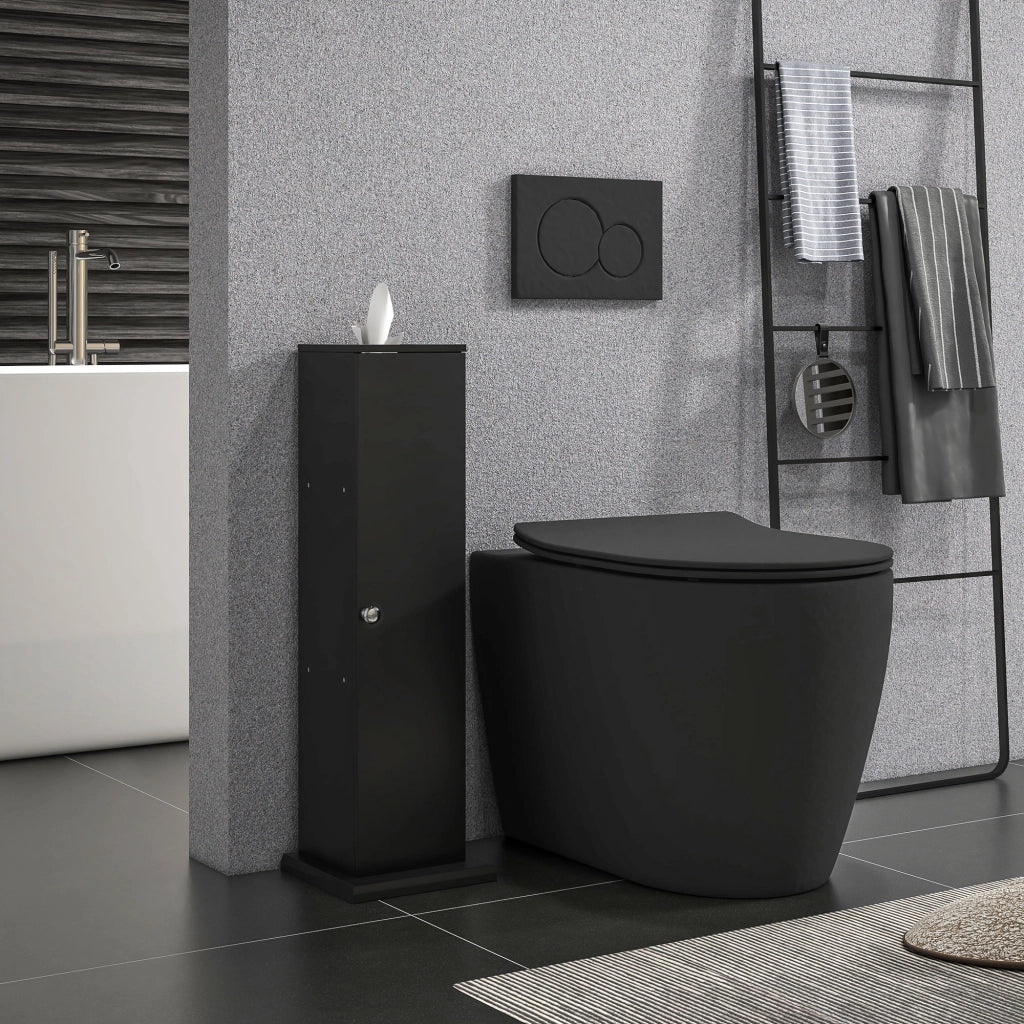 Mobile bagno con portarotolo 3 livelli ¨C Minimal ¨C nero