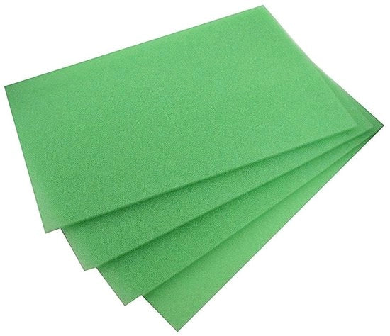 Filtro per Frigorifero - Assorbente - Spongia Filtrante - Antimuffa - 4 Pezzi - 38x25x0.5cm