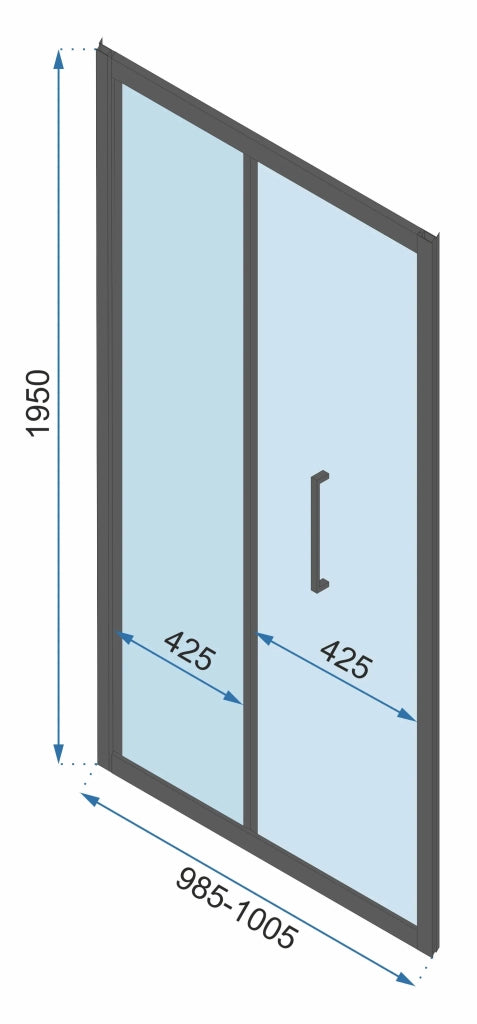 Cabina Doccia Ad Angolo Rapid Fold 100x100