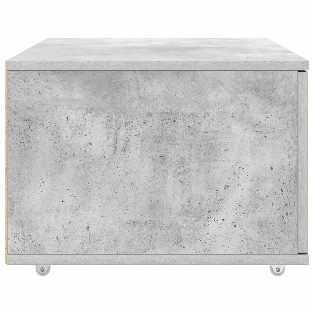 Mobile con Cassetti con ruota Grigio cemento 55 x 45 x 31 cm 869309