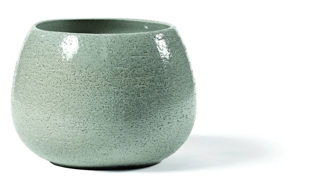 Vaso Erasmo Colore: Neve, Materiale: Ceramica