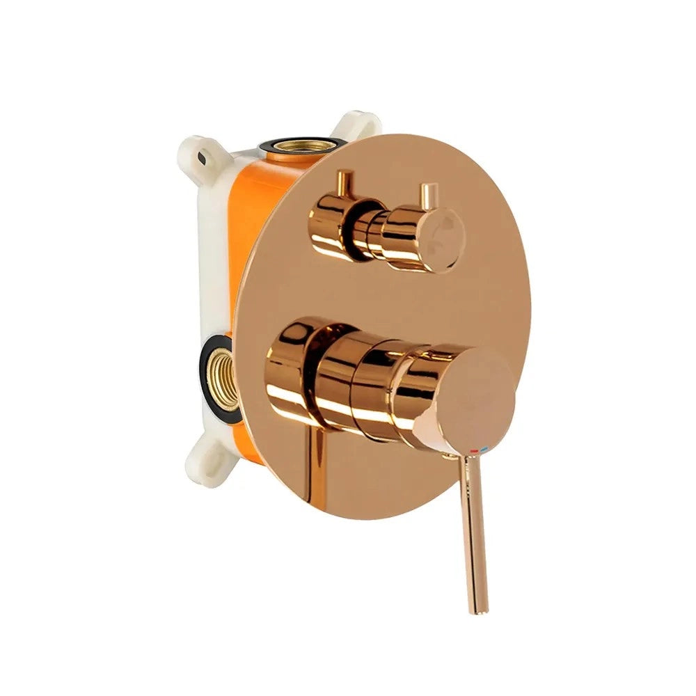 Set Doccia Da Incasso Rea Lungo Copper + Box