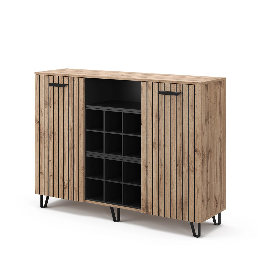 Vicco Credenza Marrone 38 x 100 cm con 2 porte