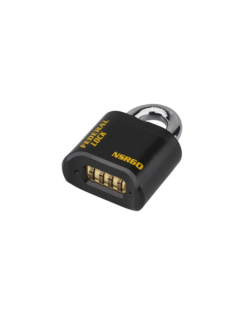 Lucchetto di sicurezza SR in acciaio al molibdeno, nero, combinazione modificabile – THIRARD