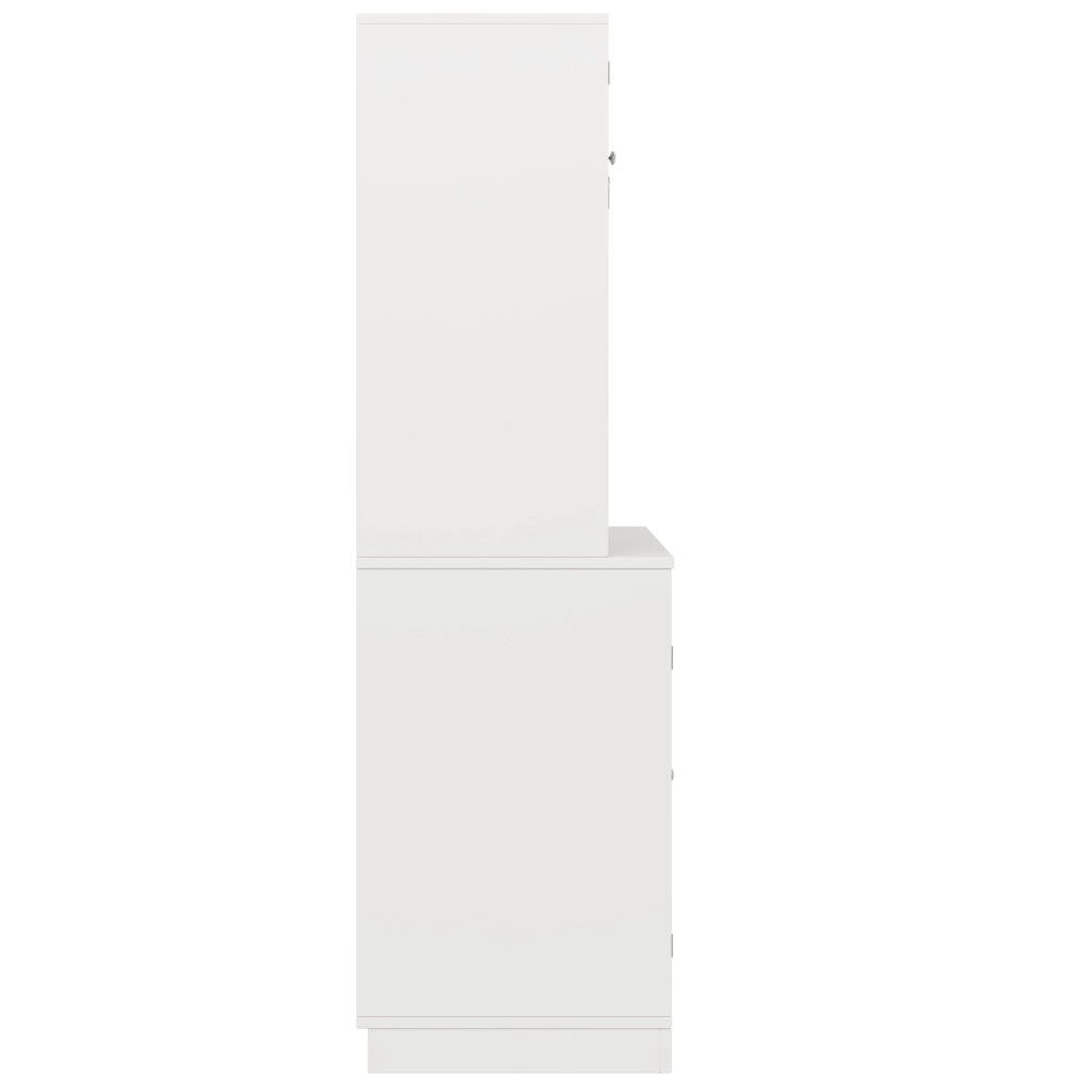 Credenza Buffet con Ripiani, Ante e Cassetti ¨C Xylo ¨C Bianco, Legno