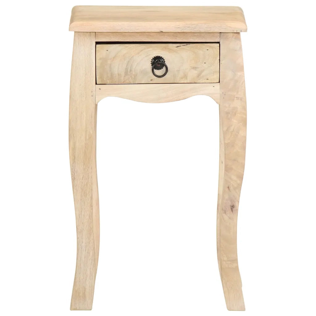 Comodino 28x28x46 cm in Legno Massello di Mango 321708