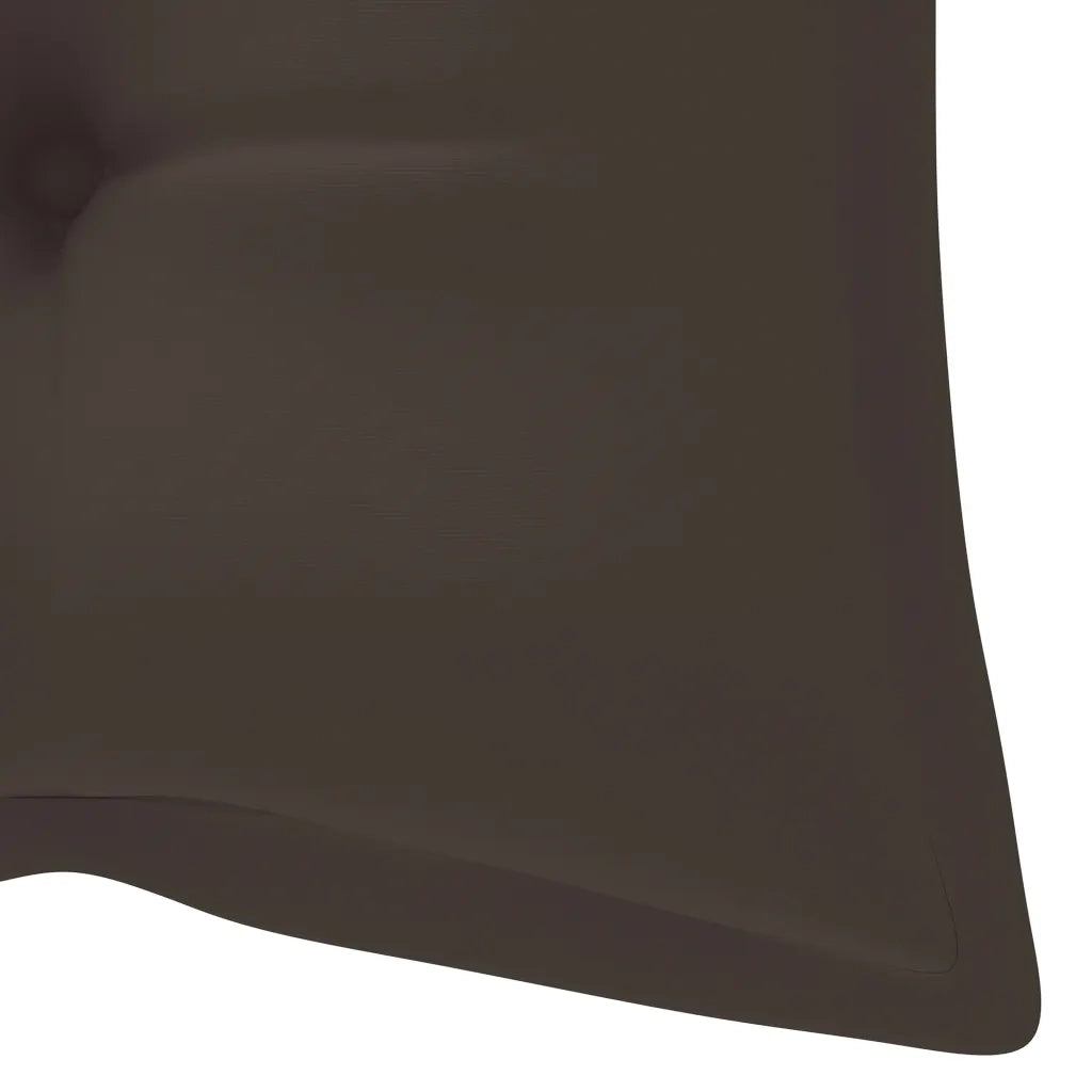Panchina da Giardino | Panca da Giardino Pieghevole con Cuscino 118 cm in Bamb¨´