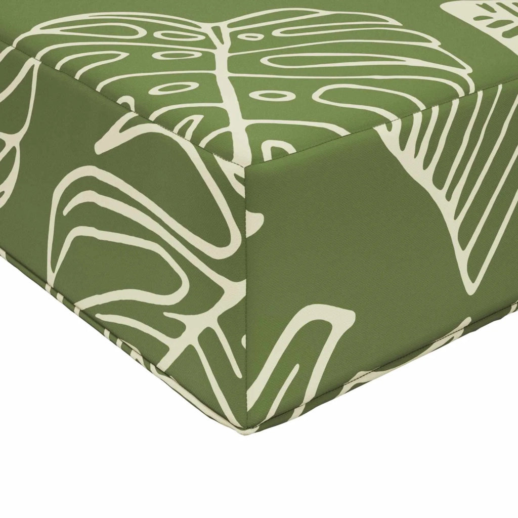 Cuscino per divano da esterno 3 pz | Cuscini per sedie Design a foglia Poliestere
