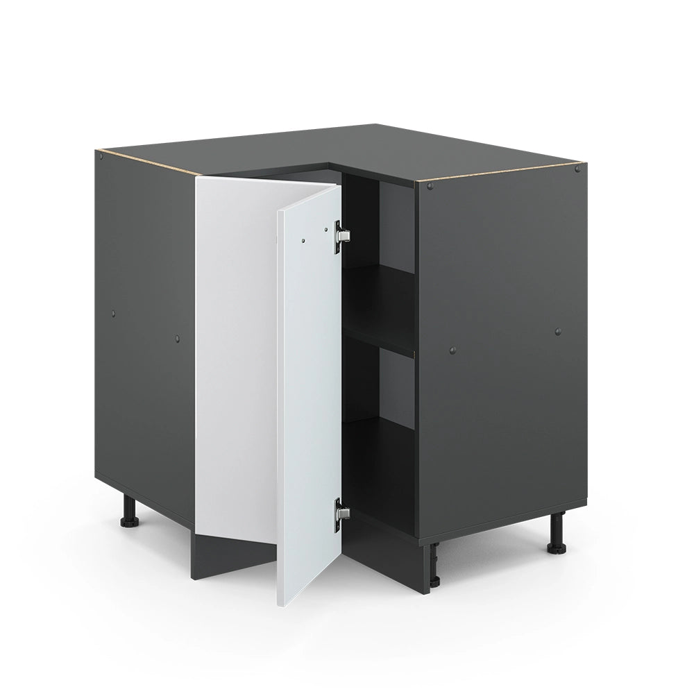 Vicco Mobile ad angolo cucina Bianco lucido 75.6 cm PL Marmo