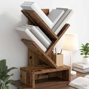 Scaffale per Libri a Forma di Albero 3 Strati 30 x 18 x 48 cm 8012362