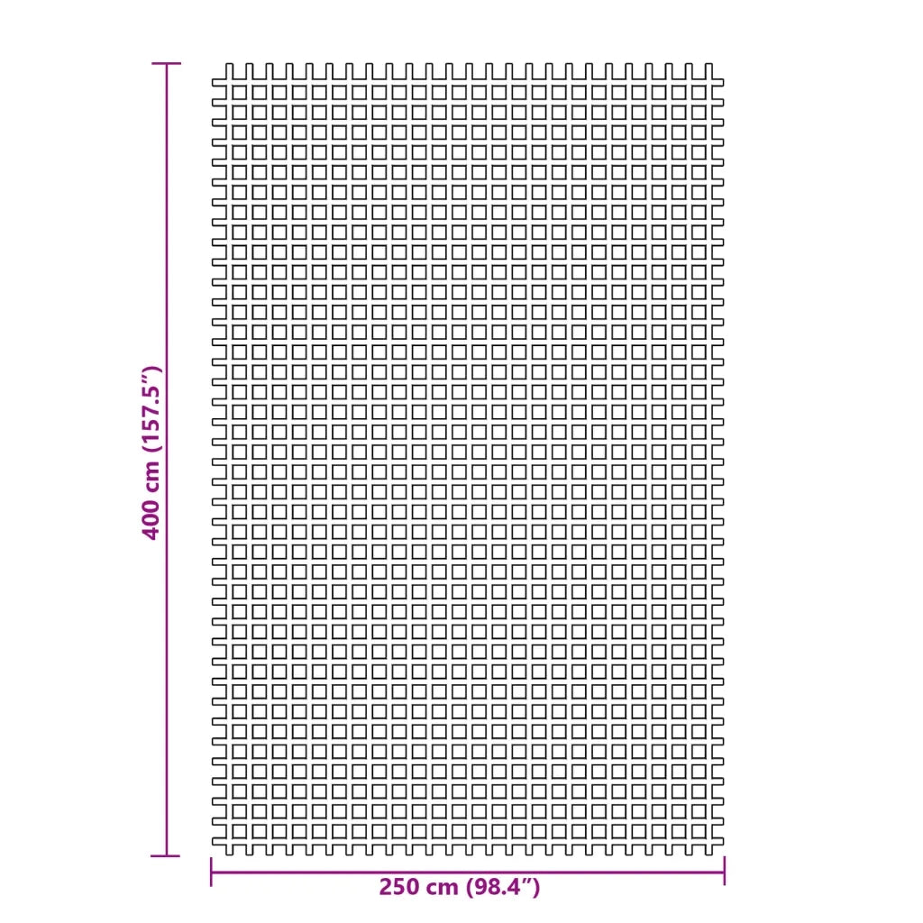 Tappeto da Tenda Antracite 4x2,5 m 4008446
