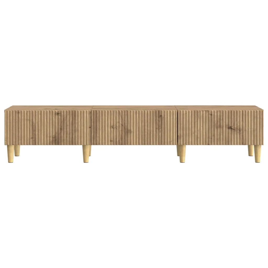 Mobile TV con cassetto-Credenza per TV Rovere Artigianale 147 x 34,5 x 30 cm 551941