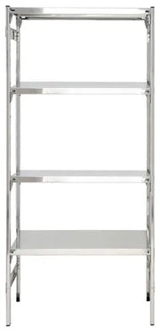 Ripiano in acciaio inox per alimenti cm. 60x60x180h