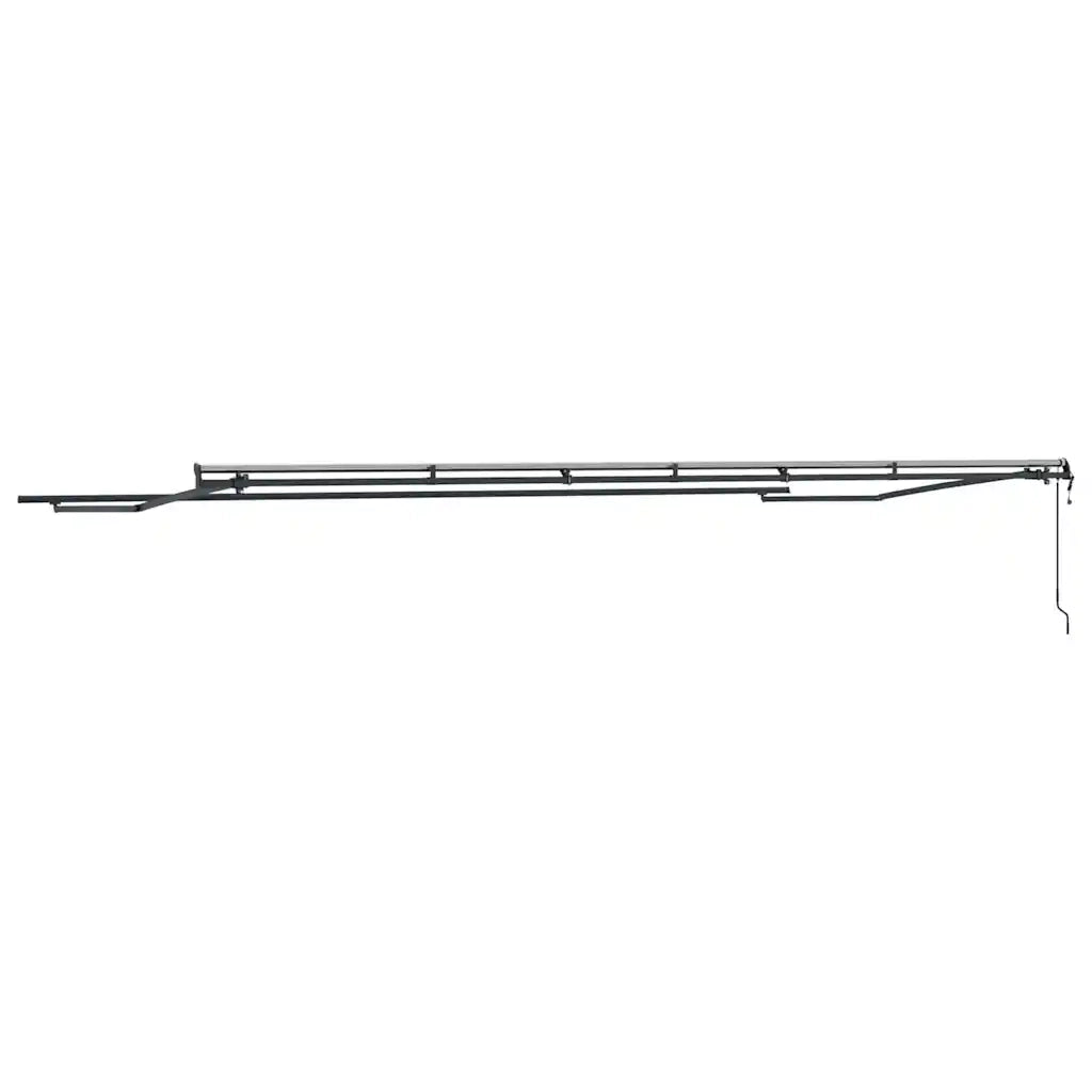 Tenda da Sole Antracite 6 × 3,5 m Metallo 313258