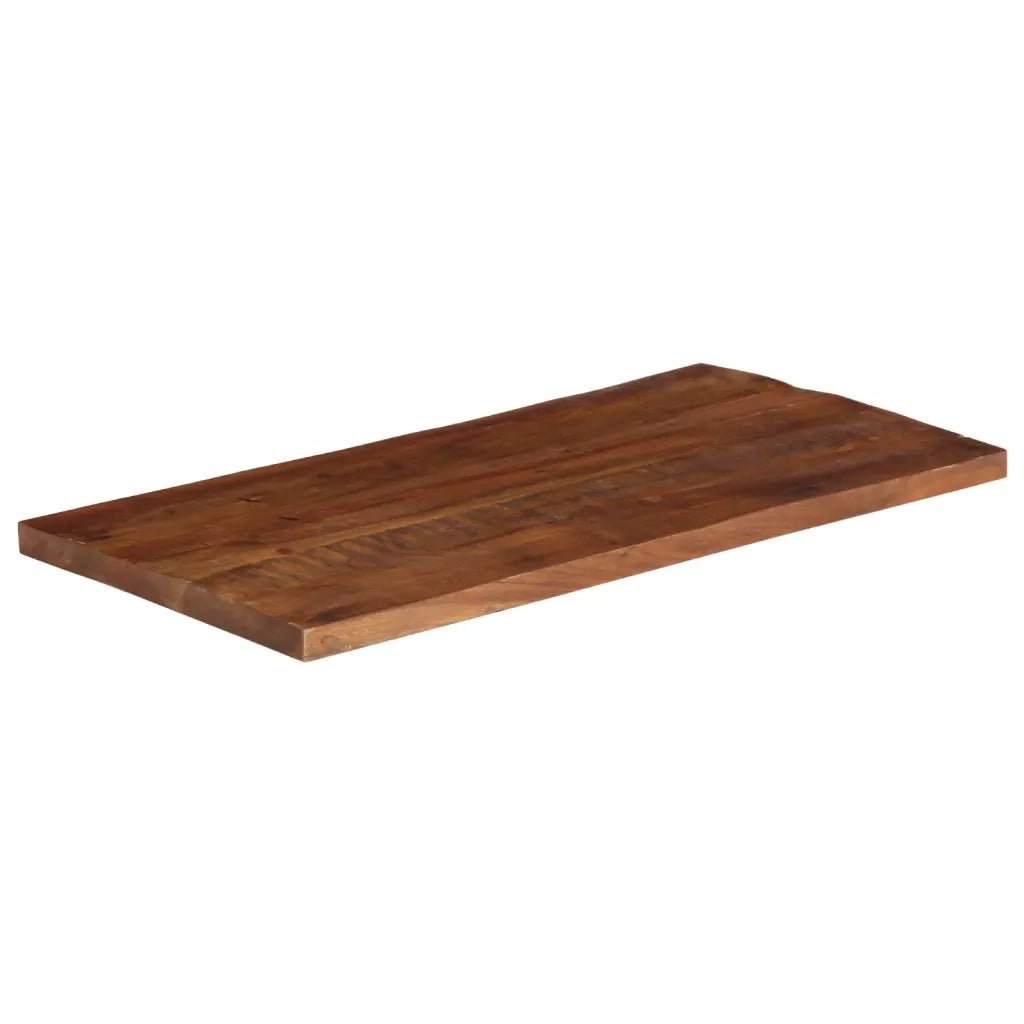 Piano Tavolo 120x70x2,5 cm Rettangolare in Massello di Recupero 371208