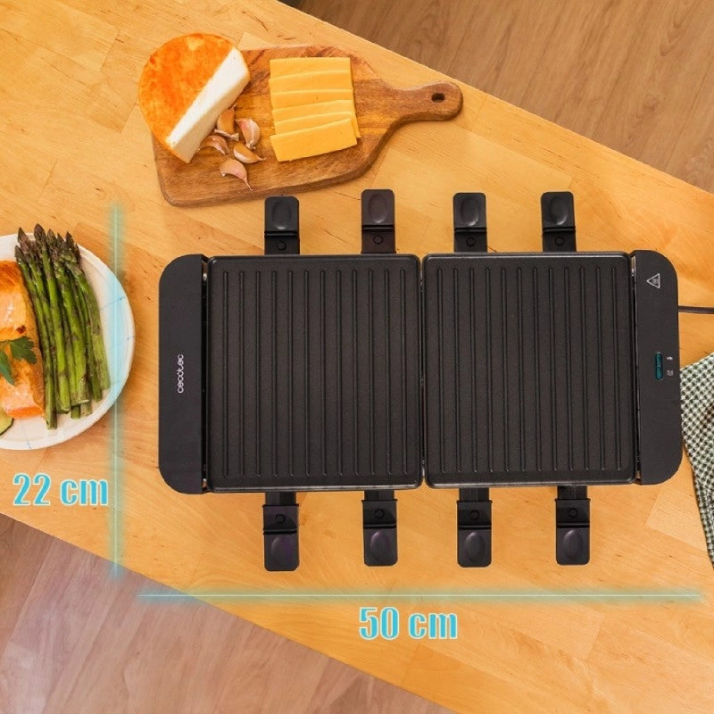 CECOTEC 03224 - Raclette Cheese&Grill 16000 Inox Black