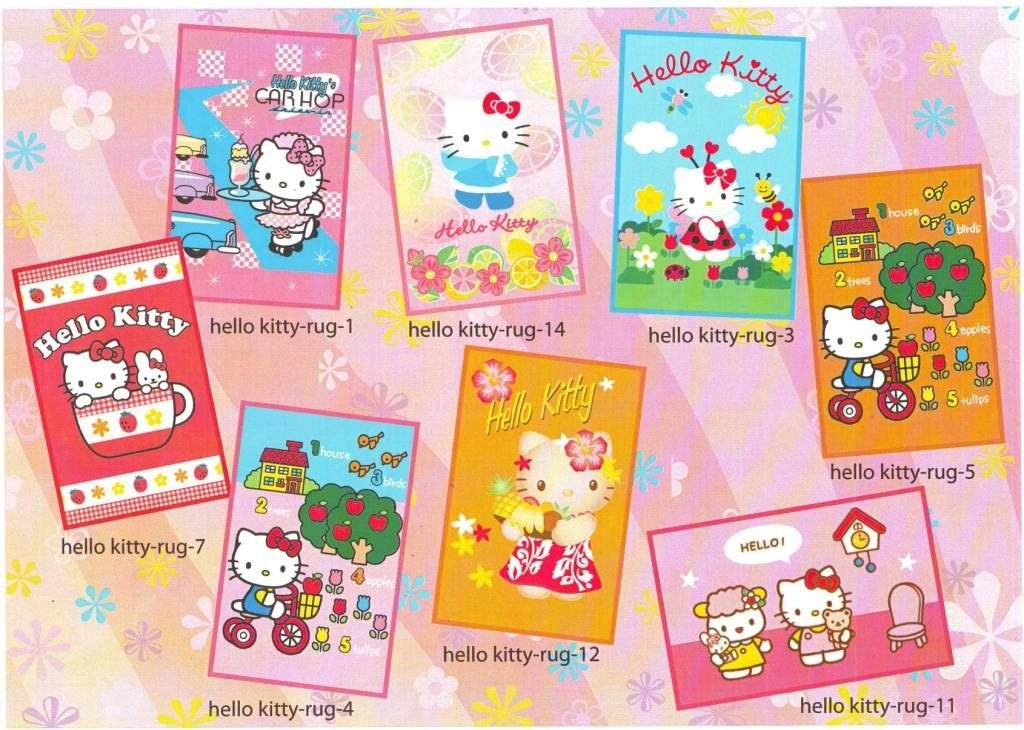 Tappeto camera hello kitty 50x80cm rettangolare