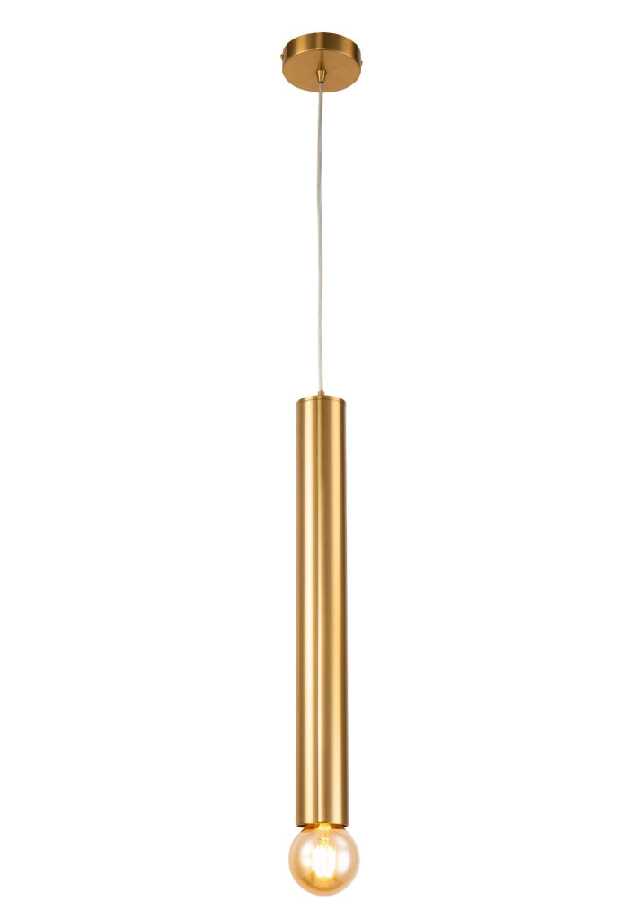 Lampada a sospensione Candellux Austin ottone E27 Ø6cm