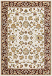 Tappeto BABIL cm.240x340 disegno classico orientale colore crema e rosso