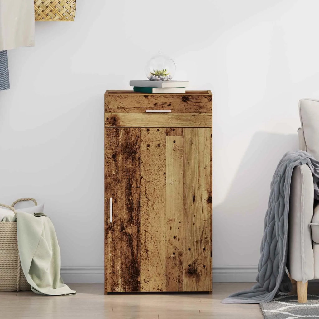 Credenza con cassetto Legno vecchio 50 x 42,5 x 93 cm 868759