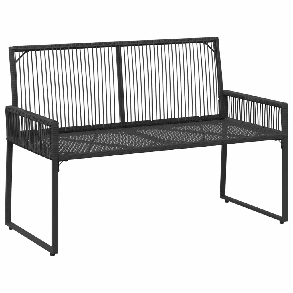 Set di Mobili da Esterno 9 pcs Nero e Turchese polyrattan 42025151