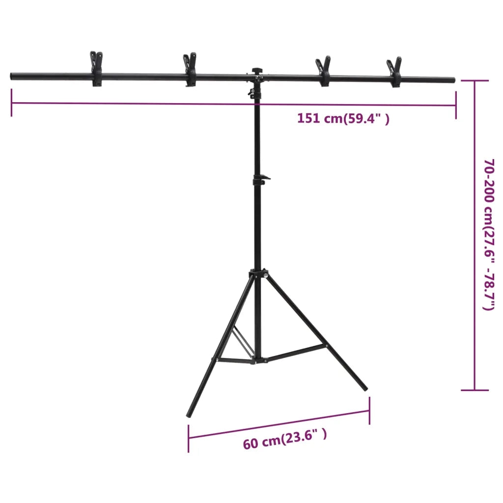 Kit per Studio Fotografico con Set di Luci e Fondale 3143945