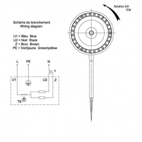 Ricambistufeapellet MOTORE FANDIS ECOFIT 2RECA3-G10A4