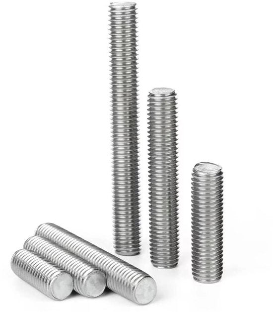 Stud Rod Bar in Acciaio Inossidabile - M10x90mm - 2 pezzi - Connettori Robusti - Adatti per varie applicazioni
