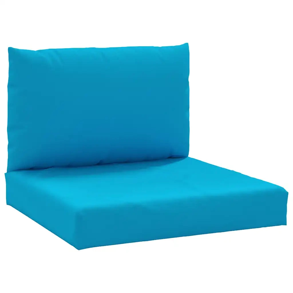 Cuscini per Pallet 2 pz | Cuscini per sedie Azzurro in Tessuto Oxford