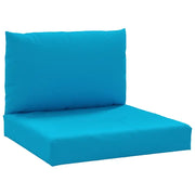 Cuscini per Pallet 2 pz | Cuscini per sedie Azzurro in Tessuto Oxford