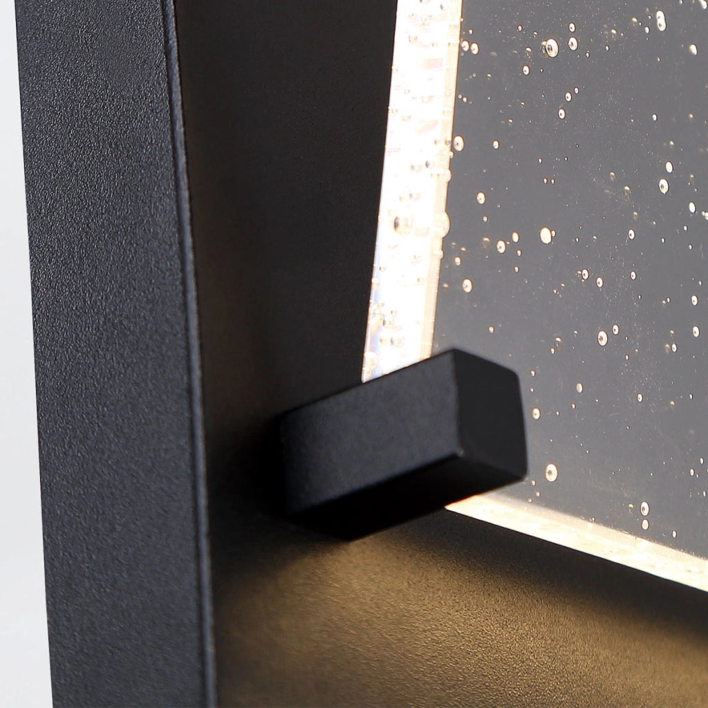 Applique esterna nera KABO LED 10W 3000K IP44 Quintiesse