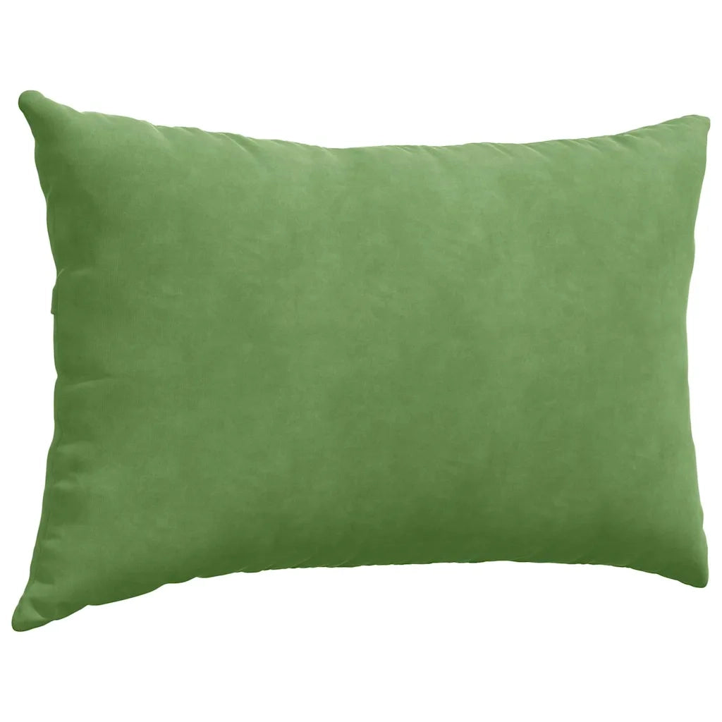Cuscini da Divano 2 pz | Cuscini per sedie Verde chiaro 60 x 40 cm