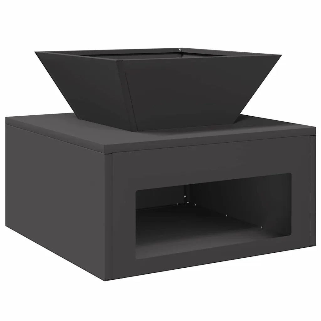Focolare Nero 50 x 50 x 40 cm Acciaio 874583