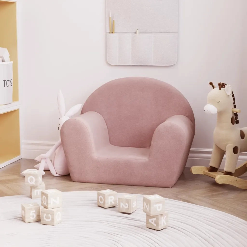 Divano per Bambini Rosa in Morbido Peluchecod mxl 86388