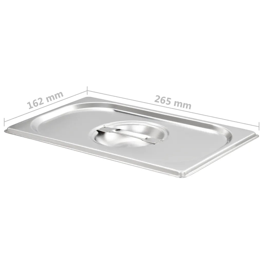 Coperchi per Teglie GN 1/4 4 pz in Acciaio Inox cod mxl 77885