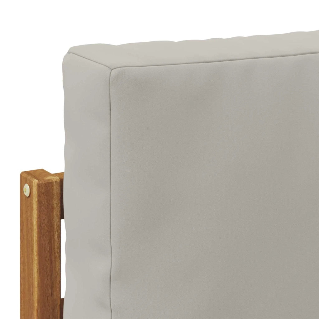 Set di divani da esterno 9 pcs Grigio Naturale e Chiaro 3366594