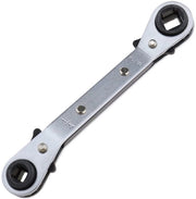Chiave multifunzione 4-in-1 - Chiave a H per HVAC - Costruzione in acciaio - Lunghezza totale 138 mm - Peso 94 g