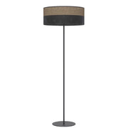 Lampada da terra KARBON 1xE27 nero/marrone Emibig