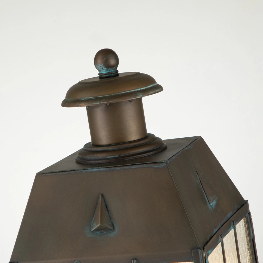 Lampada a colonna esterno Nantucket Quintiesse ottone E14