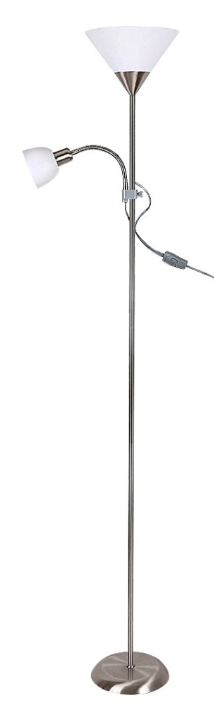 Lampada da terra Rabalux Action 4064 cromo E27+E14
