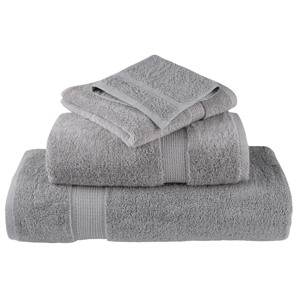 Set ASciugamani SOLUND 6 pz Grigio 600 gsm 137560