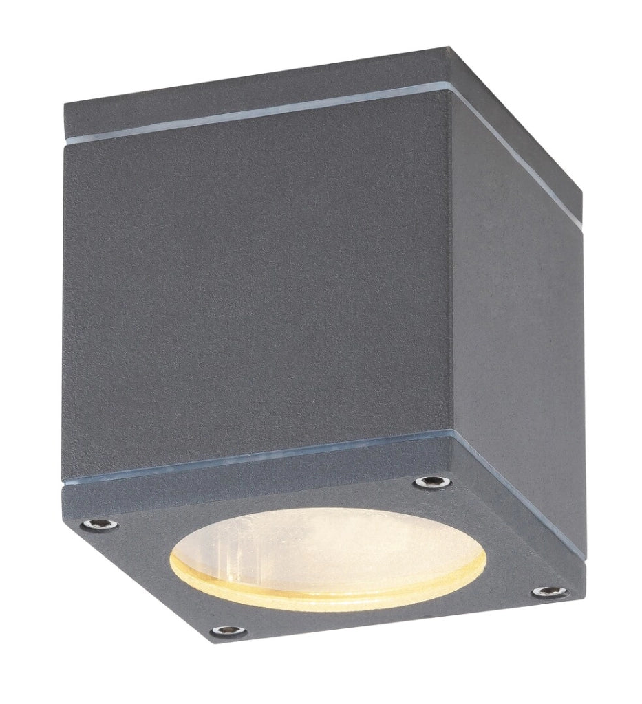 Spot soffitto esterno quadrato GU10 Akron antracite Rabalux