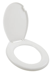 MAURY'S COPRI WATER WC PLASTICA BIANCA KIT DI MONTAGGIO CON GANCI INCLUSO