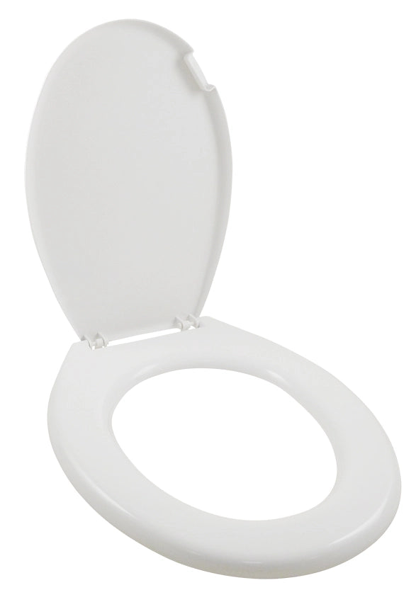 MAURY'S COPRI WATER WC PLASTICA BIANCA KIT DI MONTAGGIO CON GANCI INCLUSO